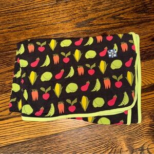 Kickee Pants Veggie Swaddle, vegetable print